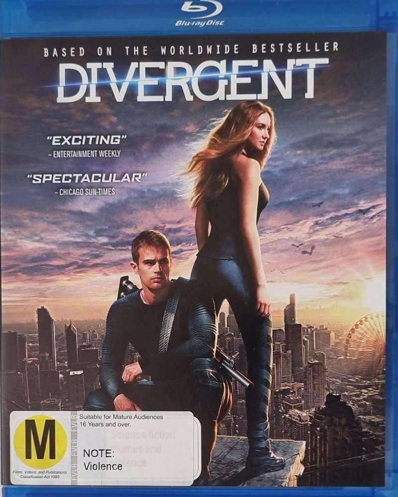 Divergent Blu Ray