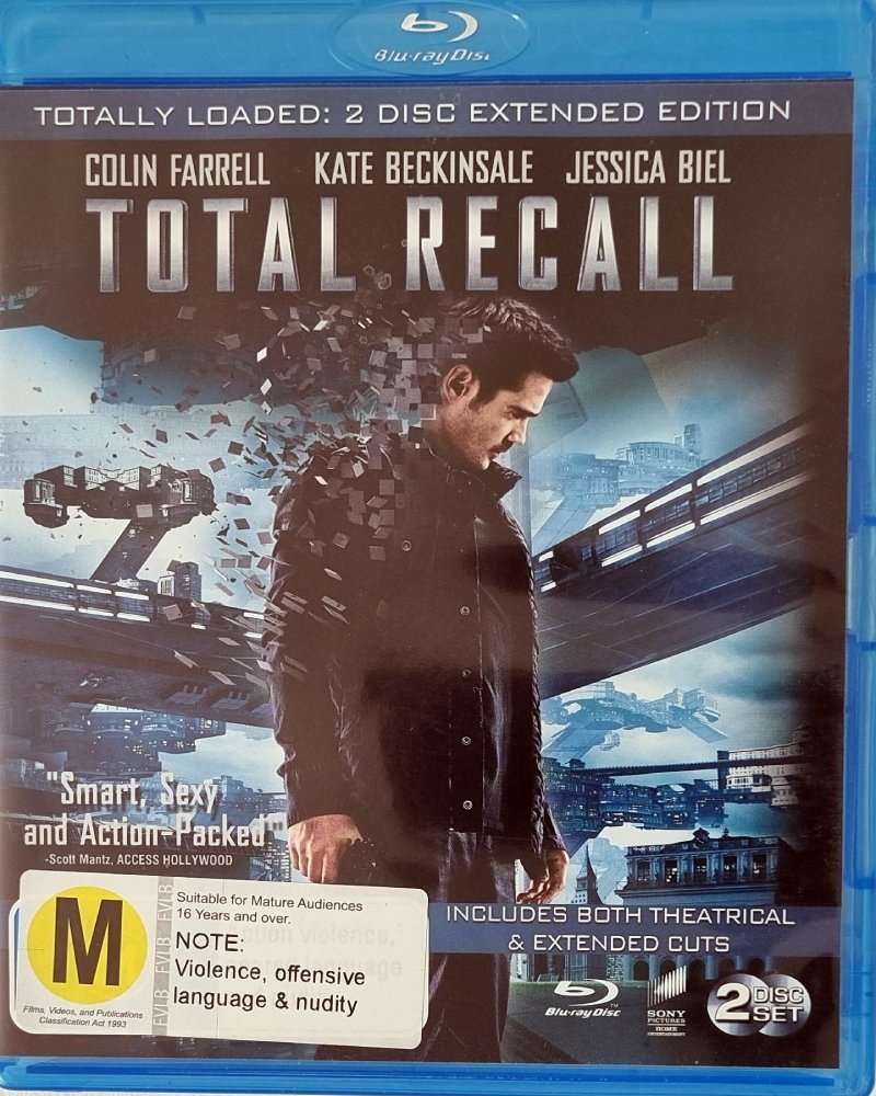 Total Recall Blu Ray 2012
