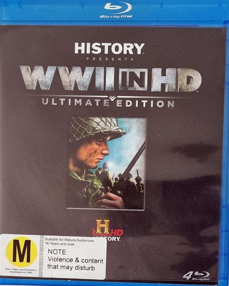 WWII in HD: Ultimate Edition - 4 Disc History Channel Series Blu Ray