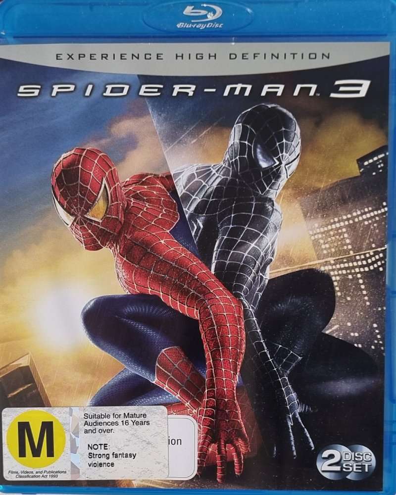 Spider-man 3 Blu Ray
