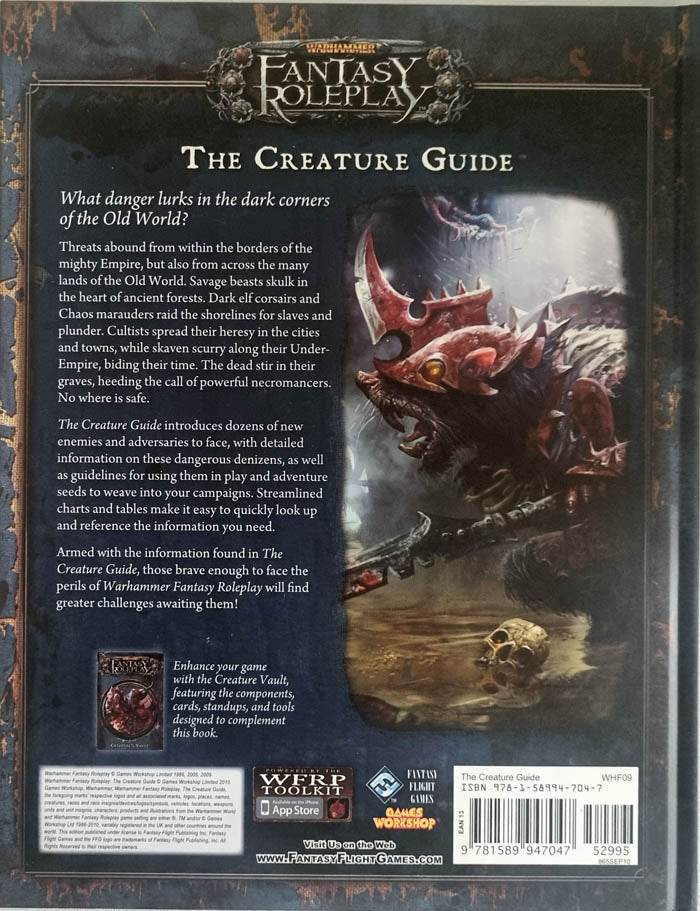 Warhammer Fantasy Roleplay 3rd Edition The Creature Guide