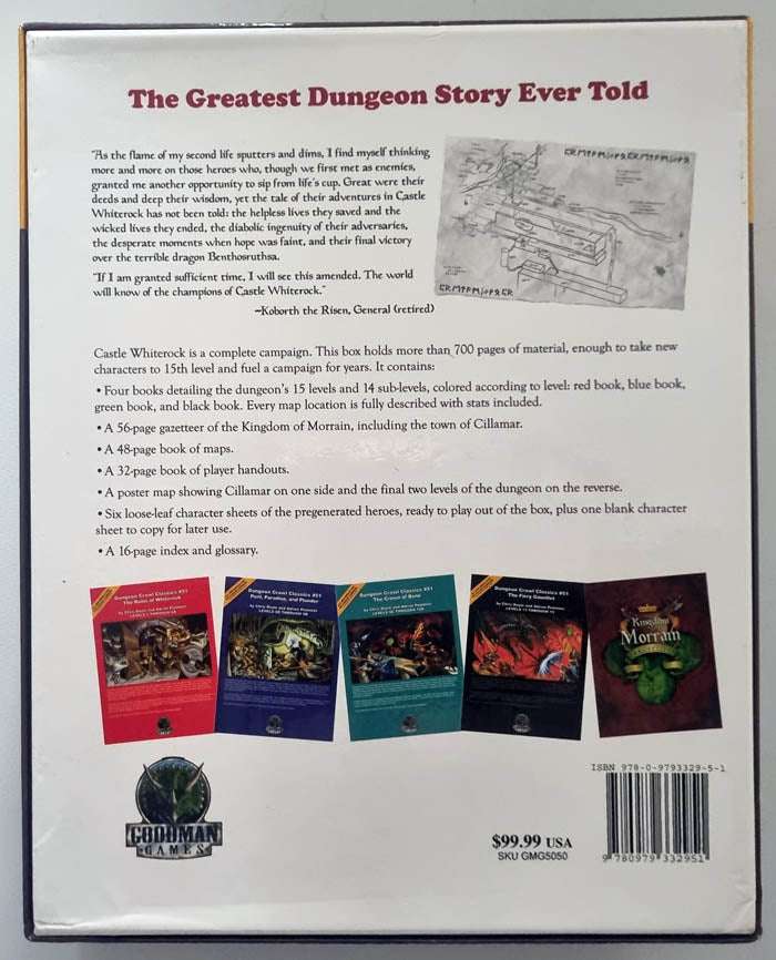 Dungeon Crawl Classics #51 Castle Whiterock Box Set