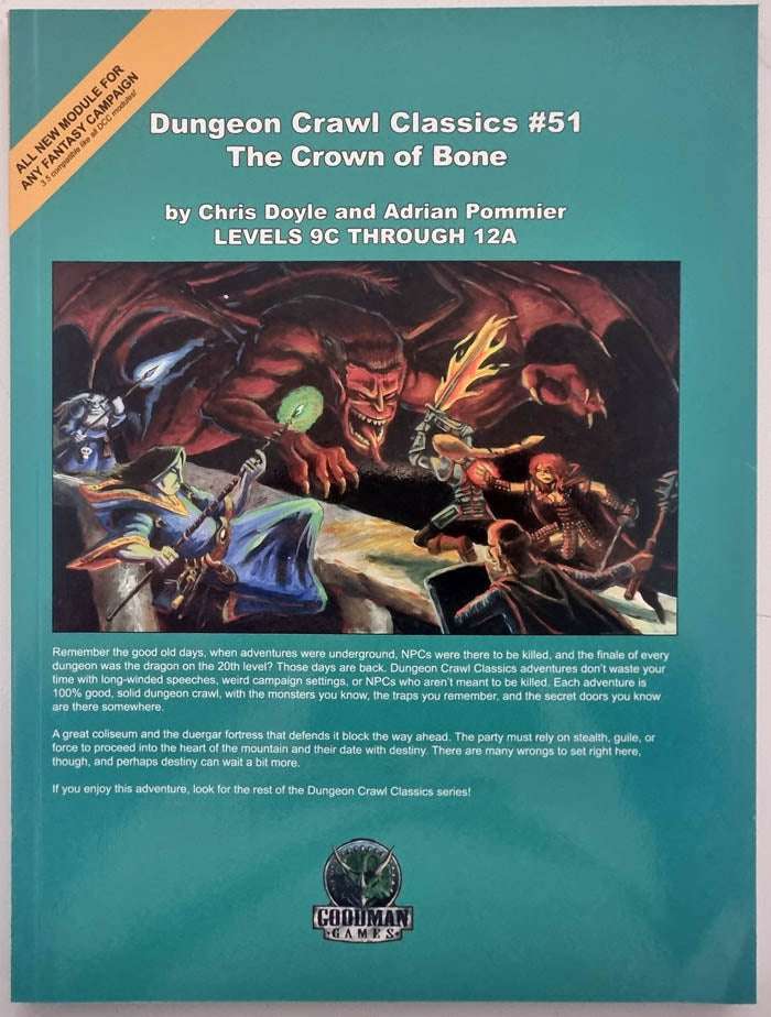 Dungeon Crawl Classics #51 Castle Whiterock Box Set