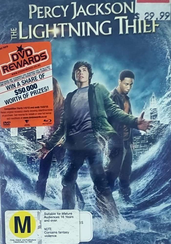 Percy Jackson & the Lightning Thief DVD