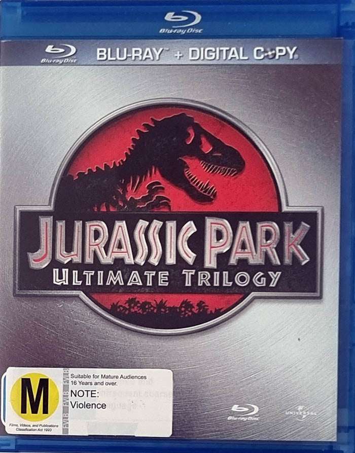 Jurassic Park Ultimate Trilogy Blu Ray