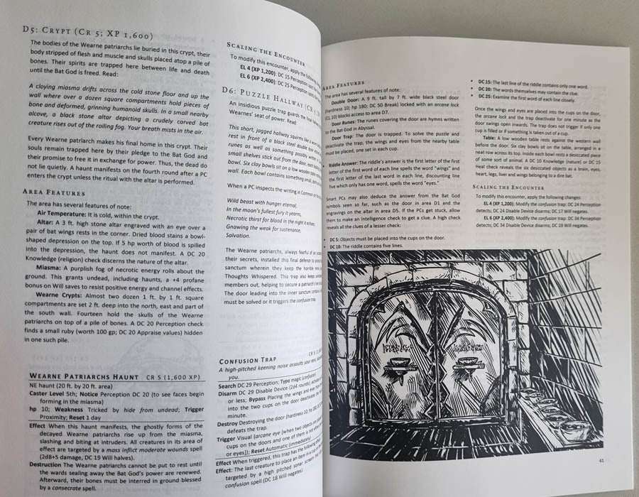 Pathfinder - Against the Cult of the Bat God Module Raging Swan Press
