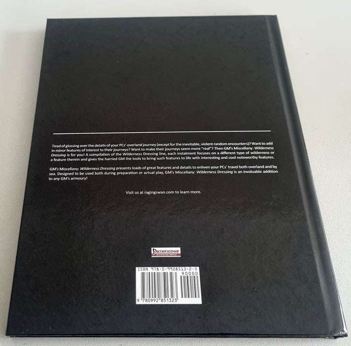 GM's Miscellany: Wilderness Dressing Raging Swan Press