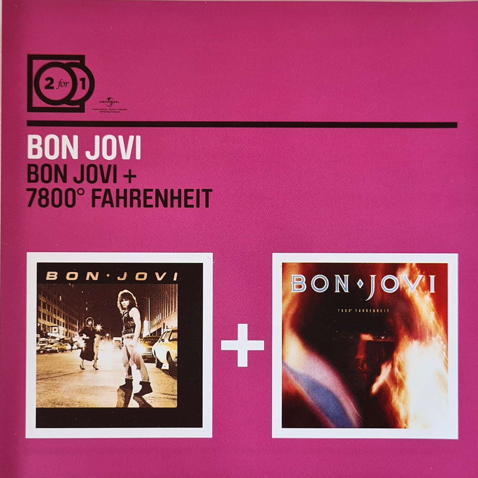 Bon Jovi - Bon Jovi + 7800° Fahrenheit CD