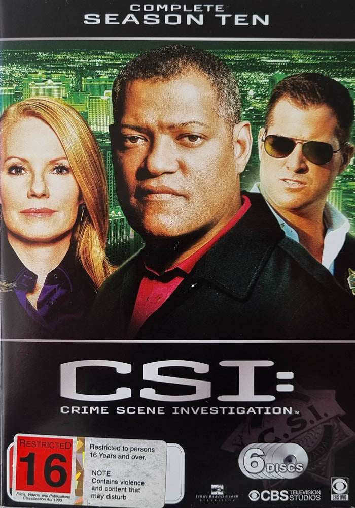 CSI: Crime Scene Investigation - Complete Season Ten DVD