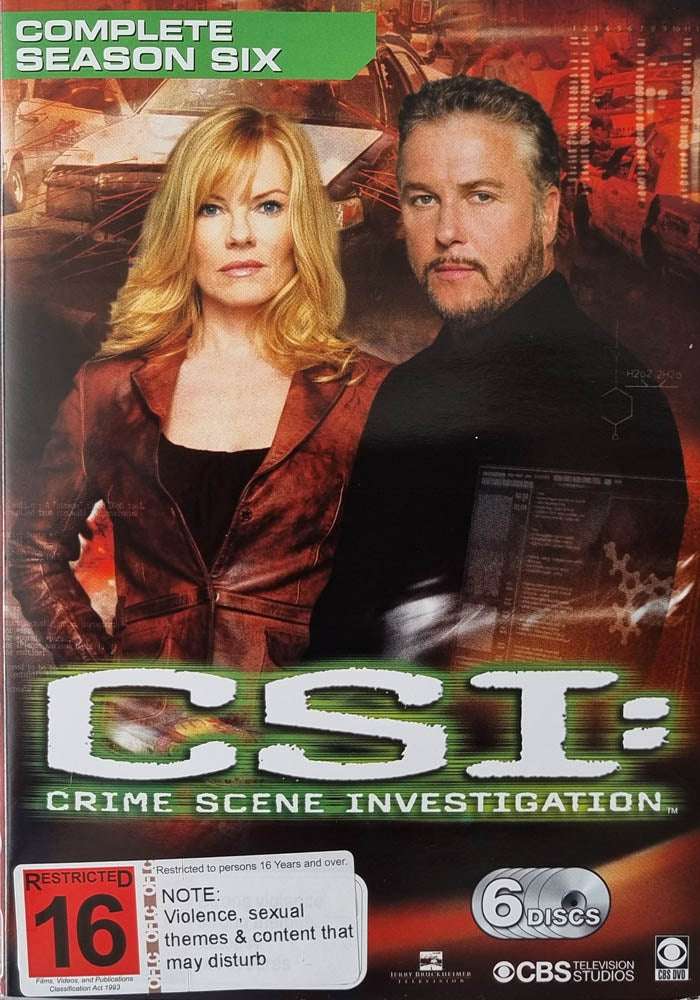 CSI: Crime Scene Investigation - Complete Season Six DVD
