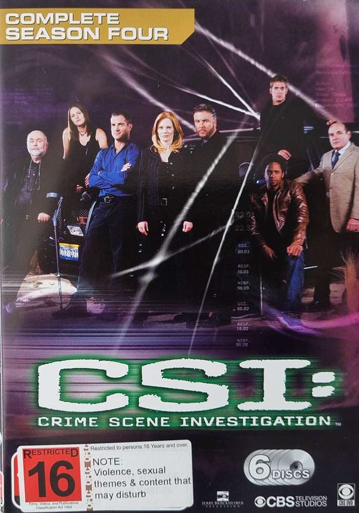 CSI: Crime Scene Investigation - Complete Season Four DVD