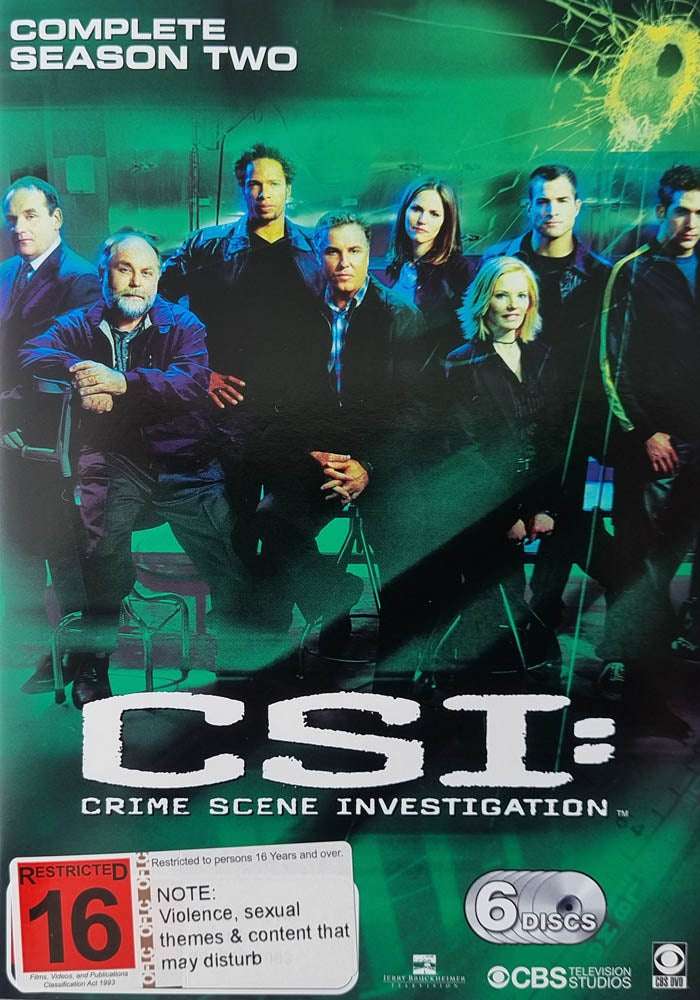 CSI: Crime Scene Investigation - Complete Season Two DVD