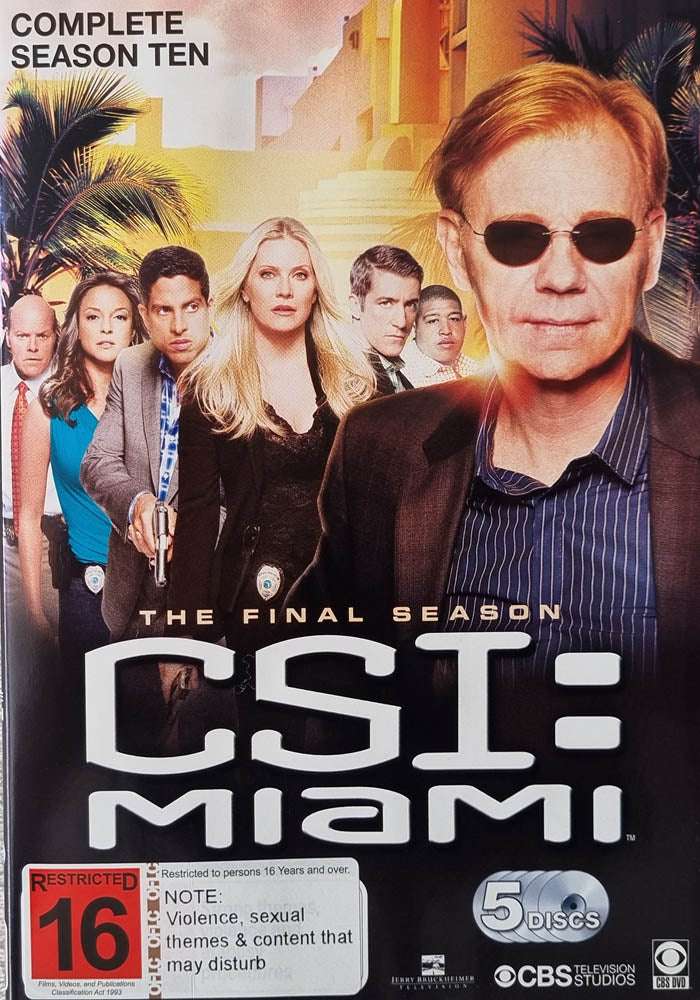 CSI Miami - Complete Season Ten - The Final Season DVD