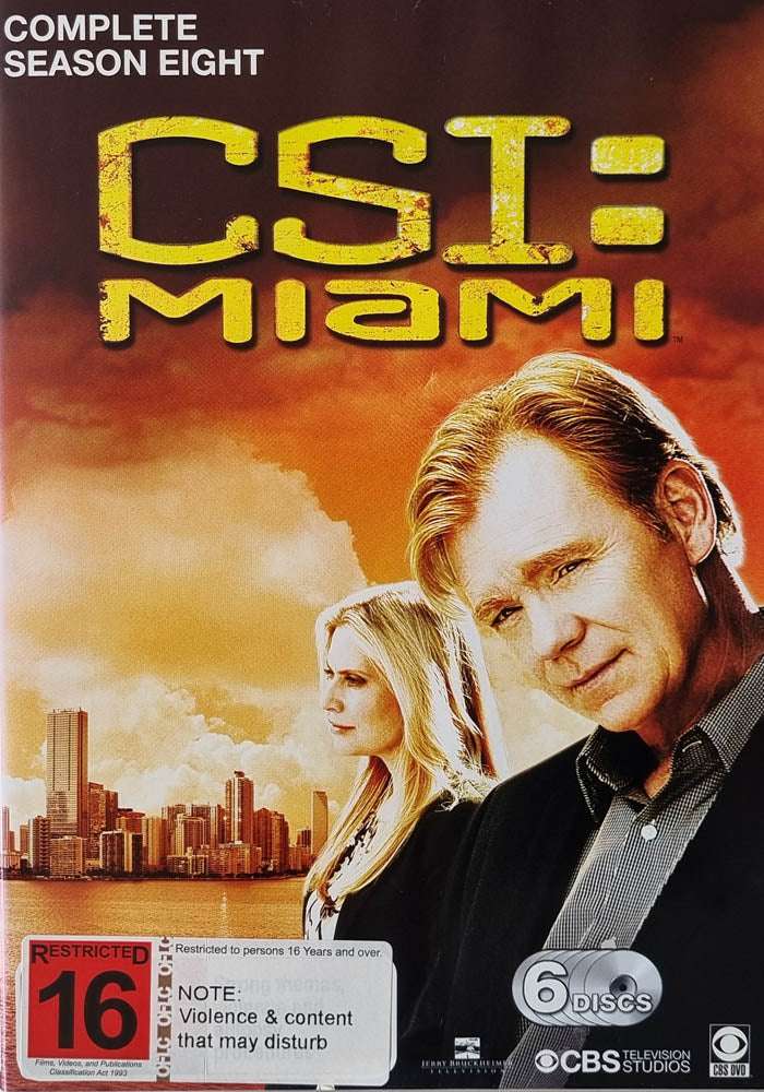 CSI Miami - Complete Season Eight DVD