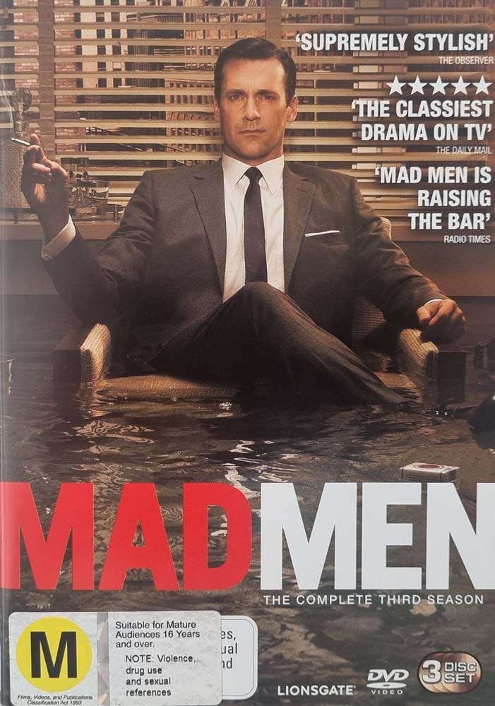 Mad Men The Complete Third Season DVD