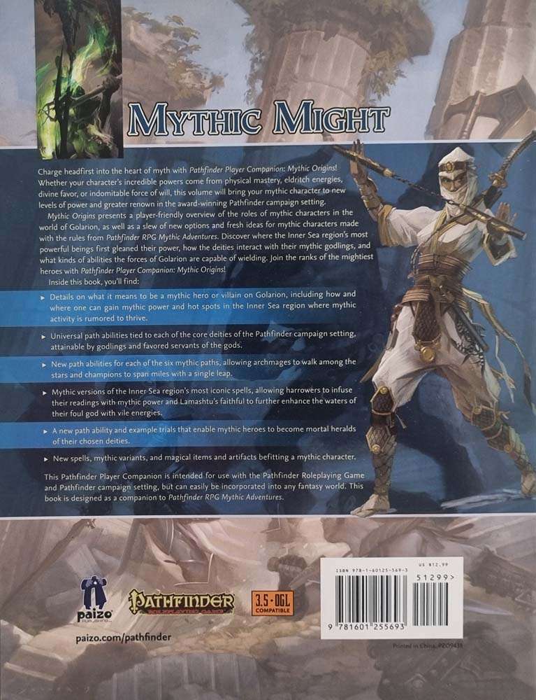 Pathfinder Player Companion - Mythic Origins