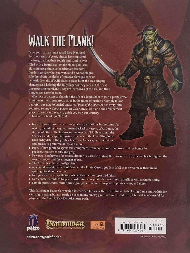 Pathfinder Player Companion - Pirates of the Inner Sea