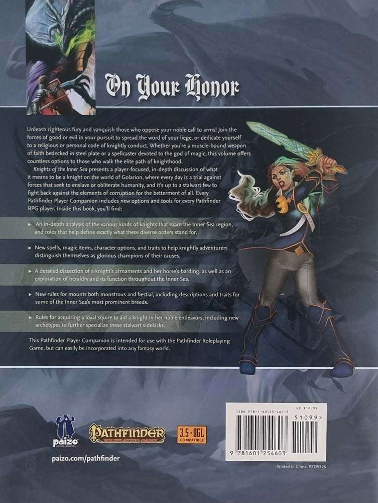 Pathfinder Player Companion - Knights of the Inner Sea