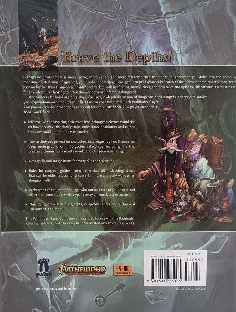 Pathfinder Player Companion - Dungeoneer's Handbook