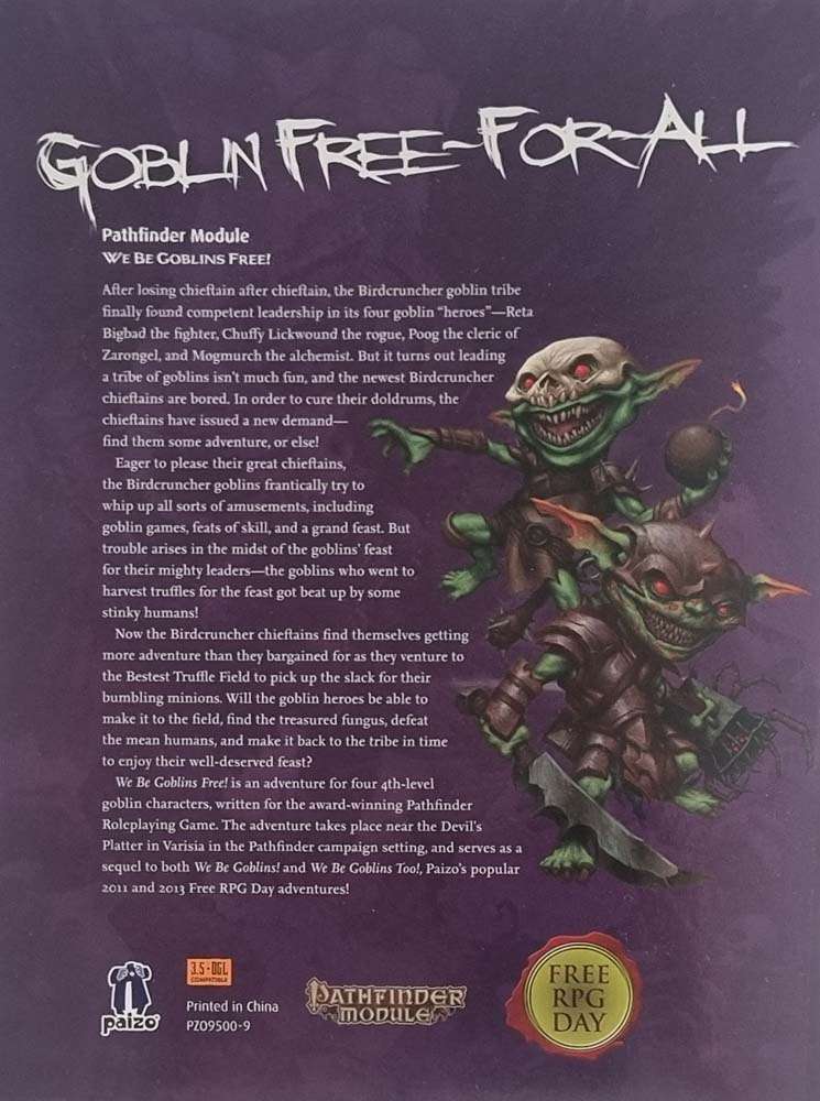 Pathfinder Module - We Be Goblins Free