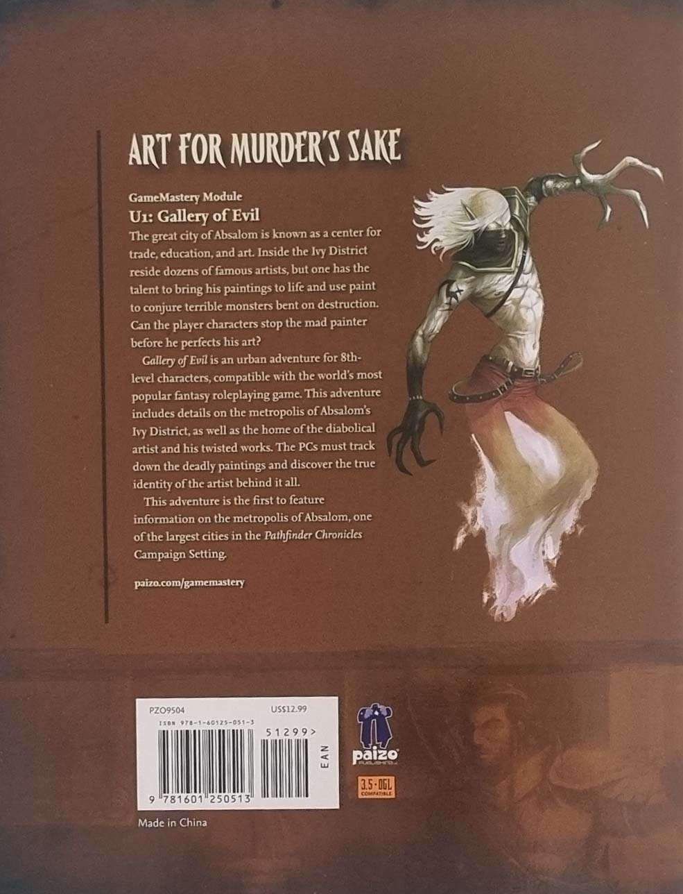 Gamemastery Module - Gallery of Evil U1 Pathfinder