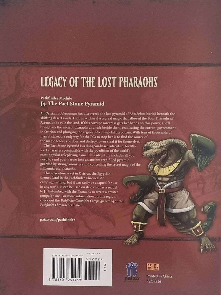 Pathfinder Module - The Pact Stone Pyramid J4