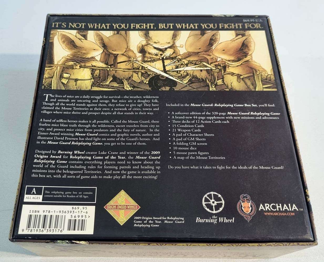 Mouse Guard Roleplaying Game Box Set