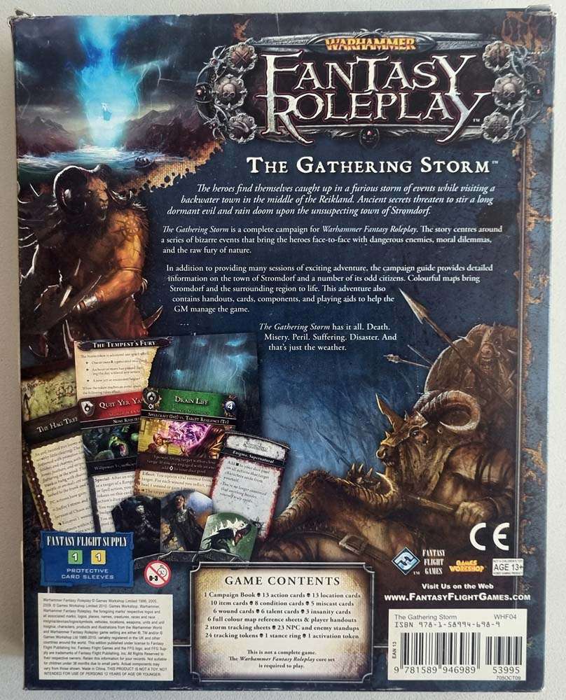 The Gathering Storm: Warhammer Fantasy Roleplay 3rd Edition Campaign