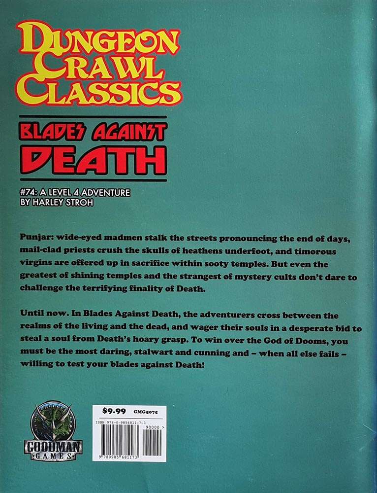 Dungeon Crawl Classics: Blades Against Death #74
