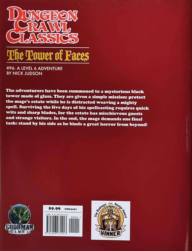 Dungeon Crawl Classics: The Tower of Faces #96