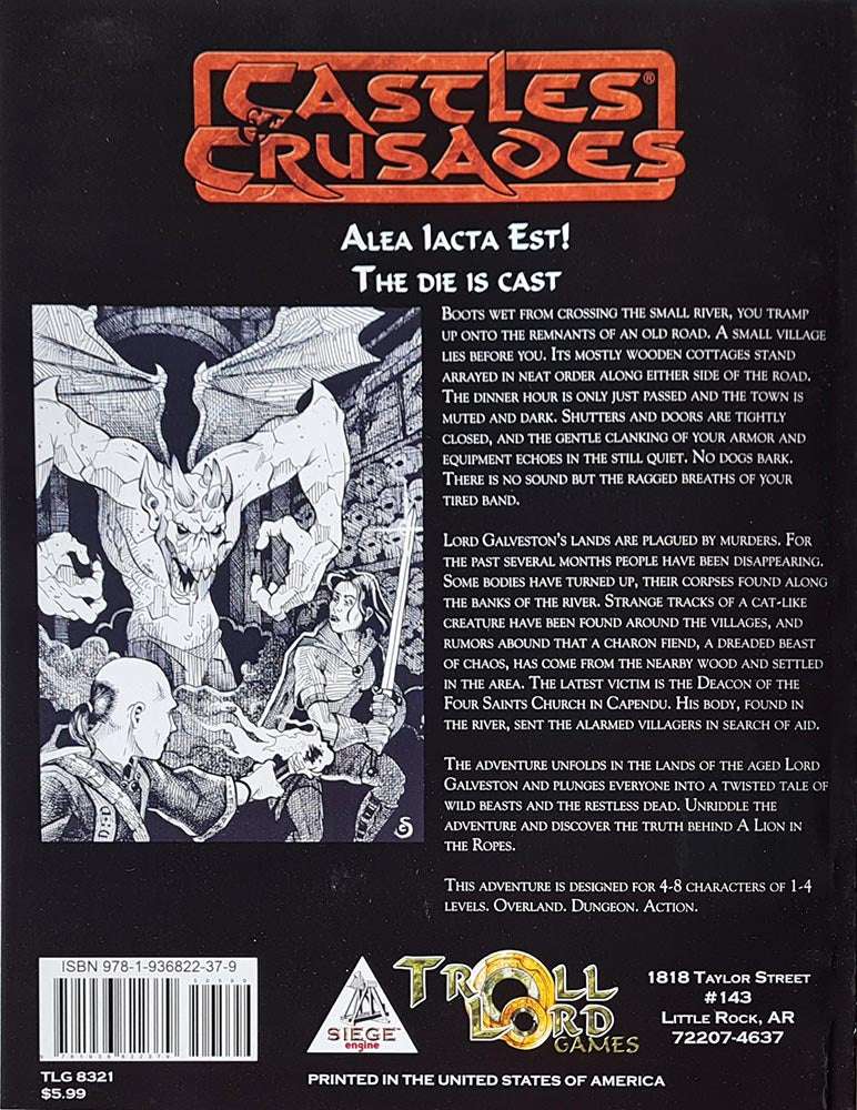 Castles and Crusades - A Lion in the Ropes Module S4