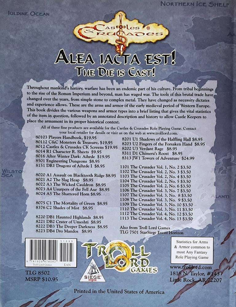 Castles and Crusades - Castellan's Guide to Armor CG1