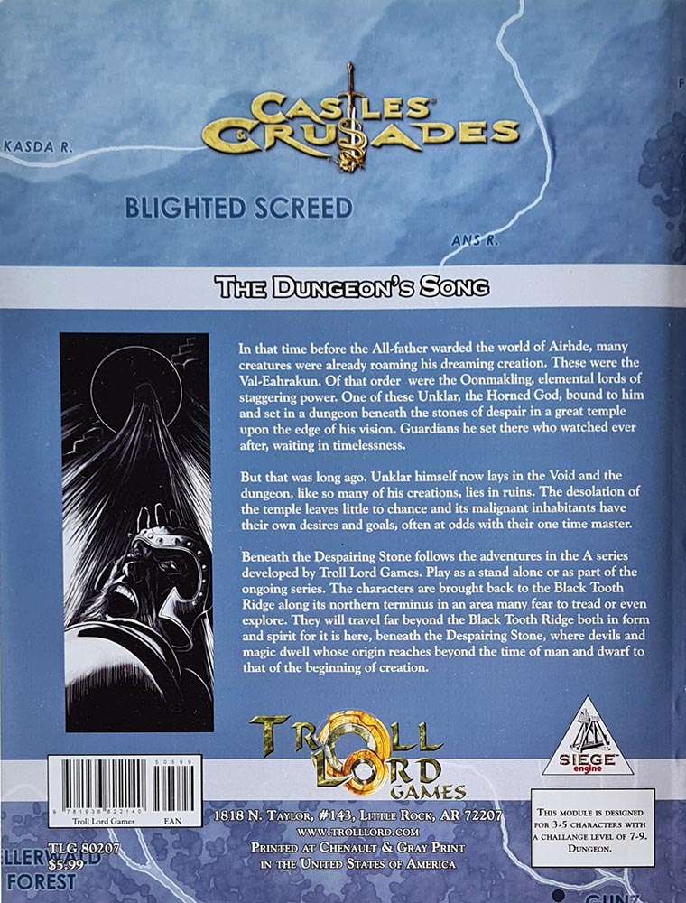 Castles and Crusades - Beneath the Desparing Stone Module A7
