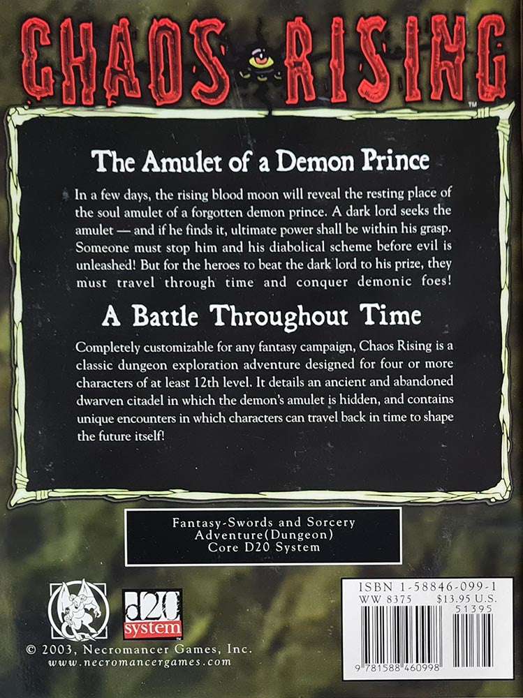 Sword & Sorcery: Chaos Rising D20 System