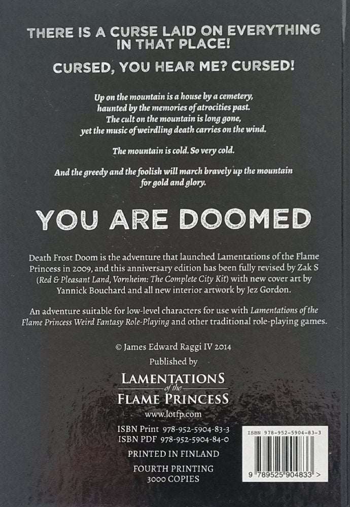 Death Frost Doom - Lamentations of the Flame Princess Adventures