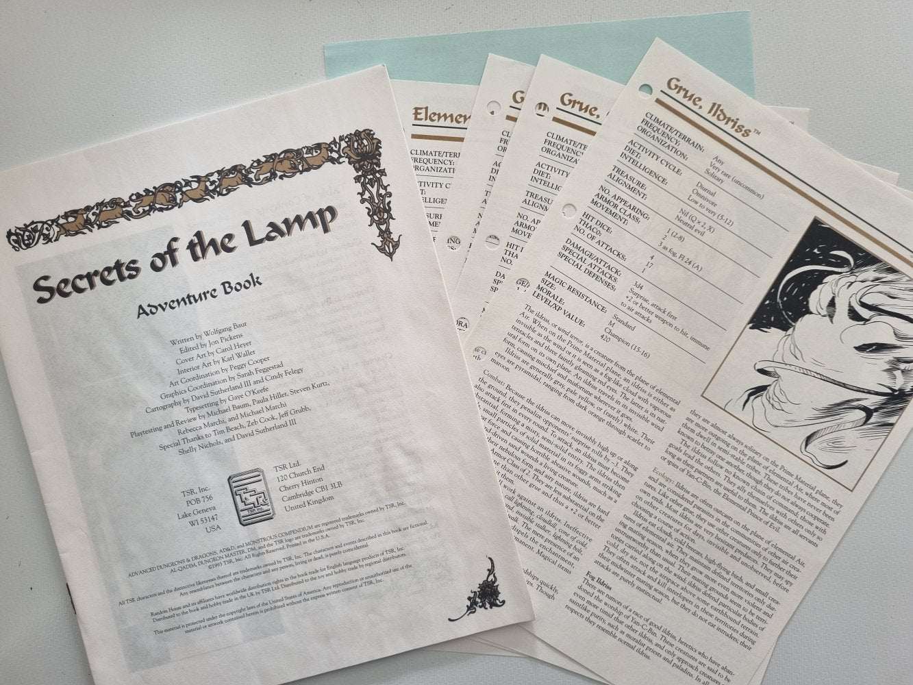 Advanced Dungeons and Dragons: Al-Qadim: Secrets of the Lamp