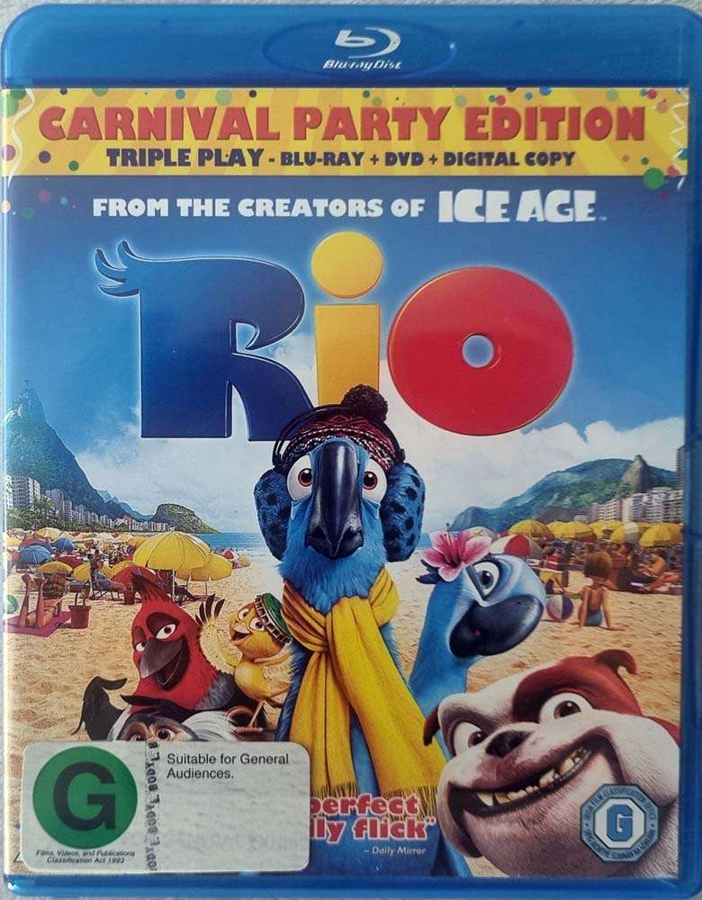 Rio Blu Ray + DVD