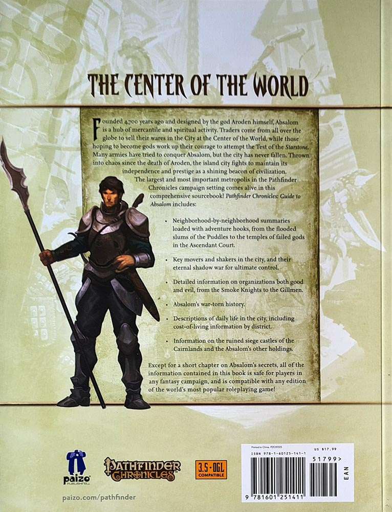 Pathfinder Chronicles - Guide to Absalom