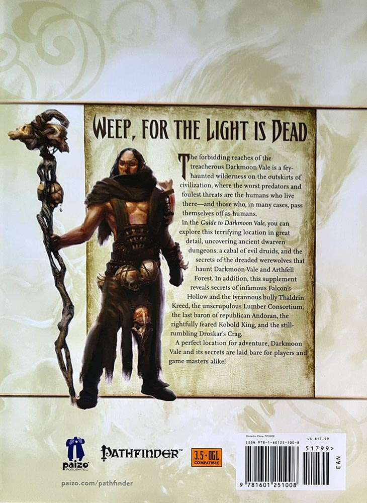 Pathfinder Chronicles - Guide to Darkmoon Vale