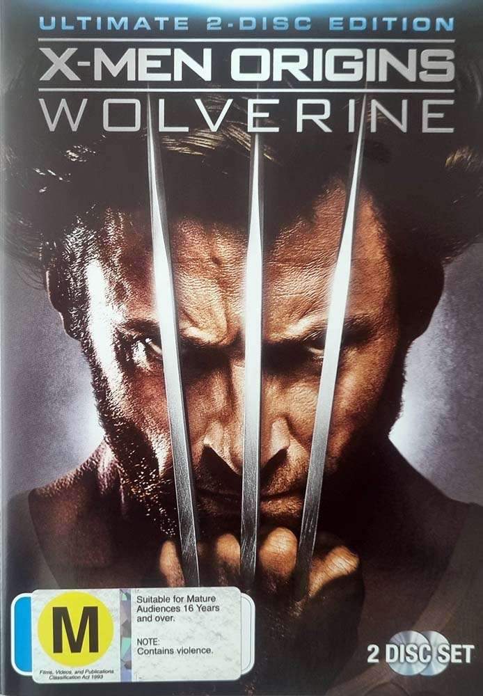 X-Men Origins: Wolverine - Ultimate 2 Disc Edition - 2009 (DVD)