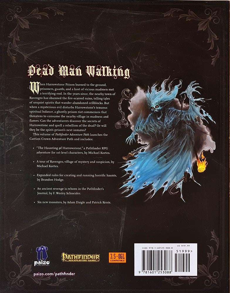 Pathfinder Module - Carrion Crown: The Haunting of Harrowstone 1 of 6