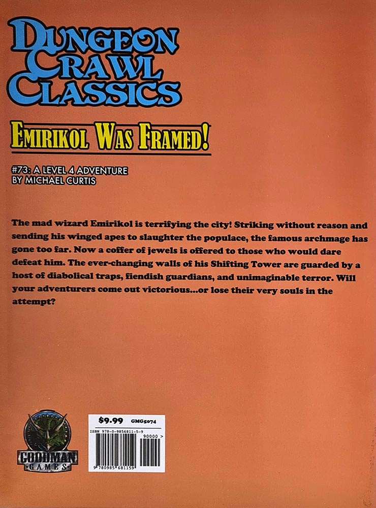 Dungeon Crawl Classics: Emirikol Was Framed #73