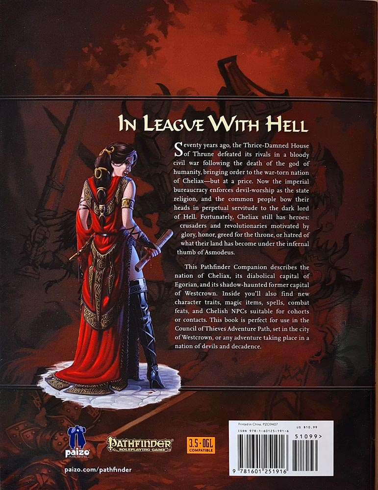 Pathfinder Companion - Cheliax: Empire of Devils