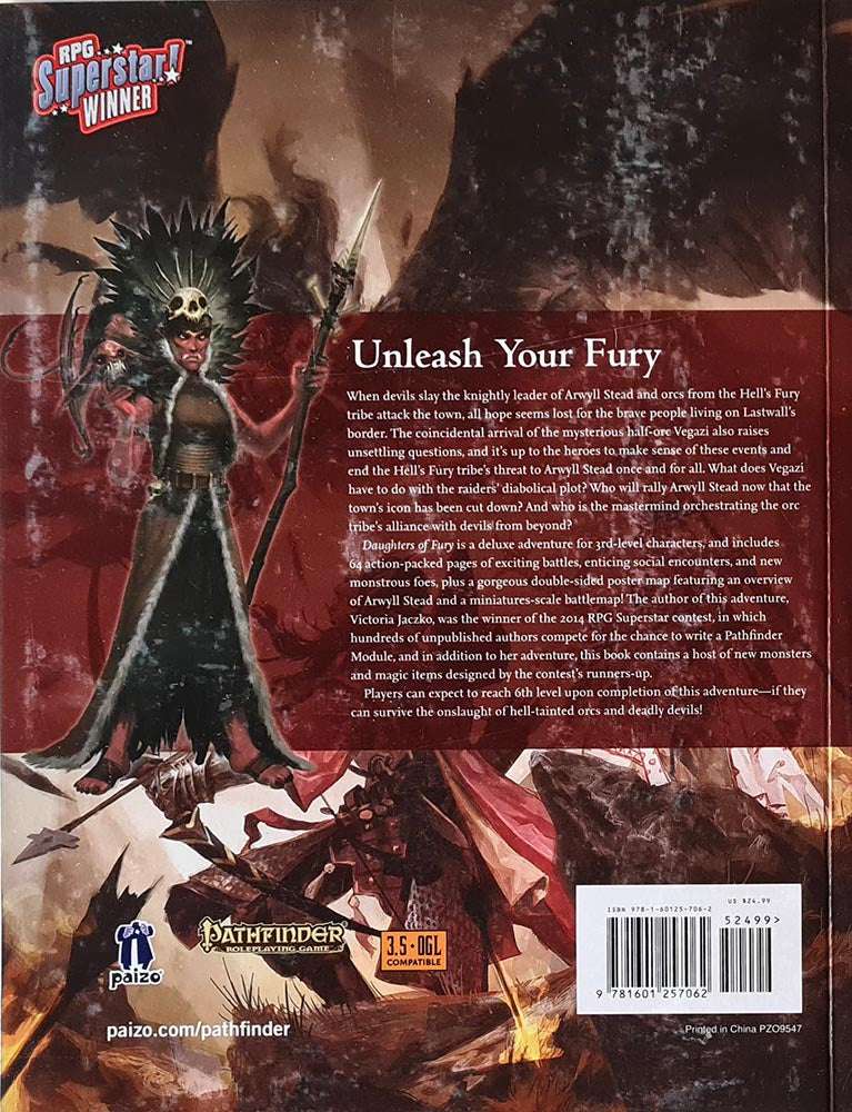 Pathfinder Module - Daughters of Fury