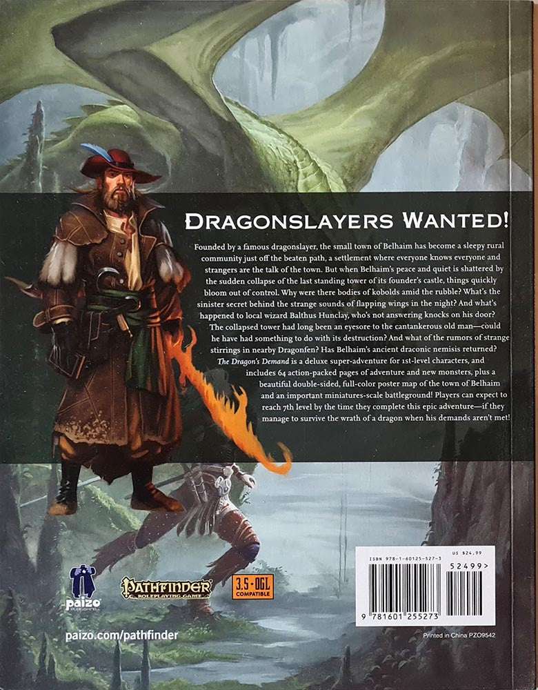 Pathfinder Module - The Dragon's Demand