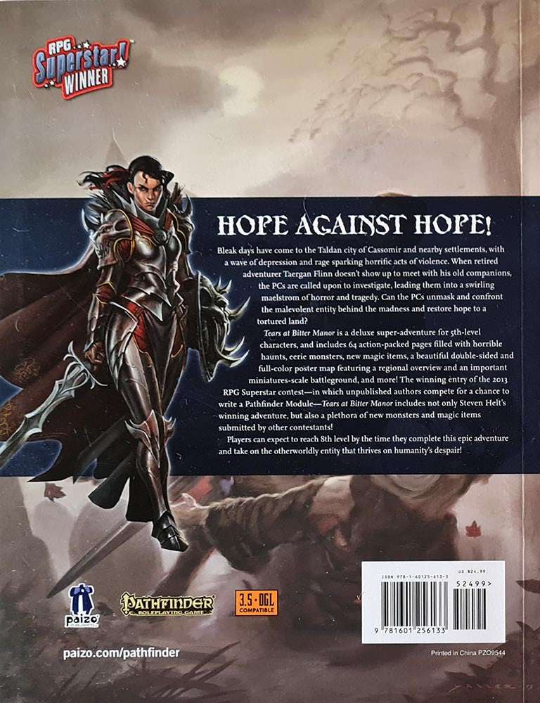 Pathfinder Module - Tears at Bitter Manor