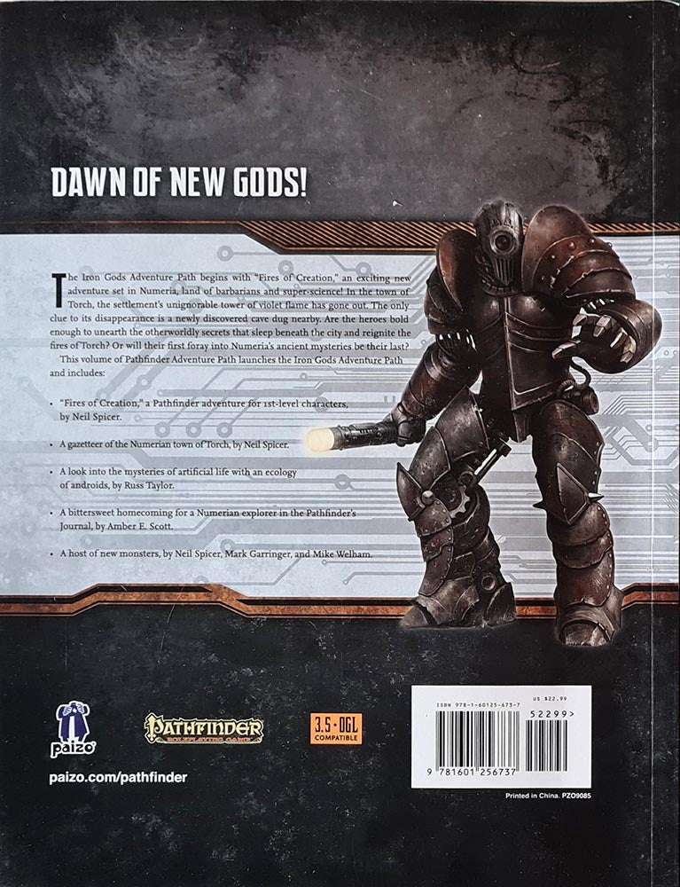 Pathfinder Module - Iron Gods: Fires of Creation 1 of 6