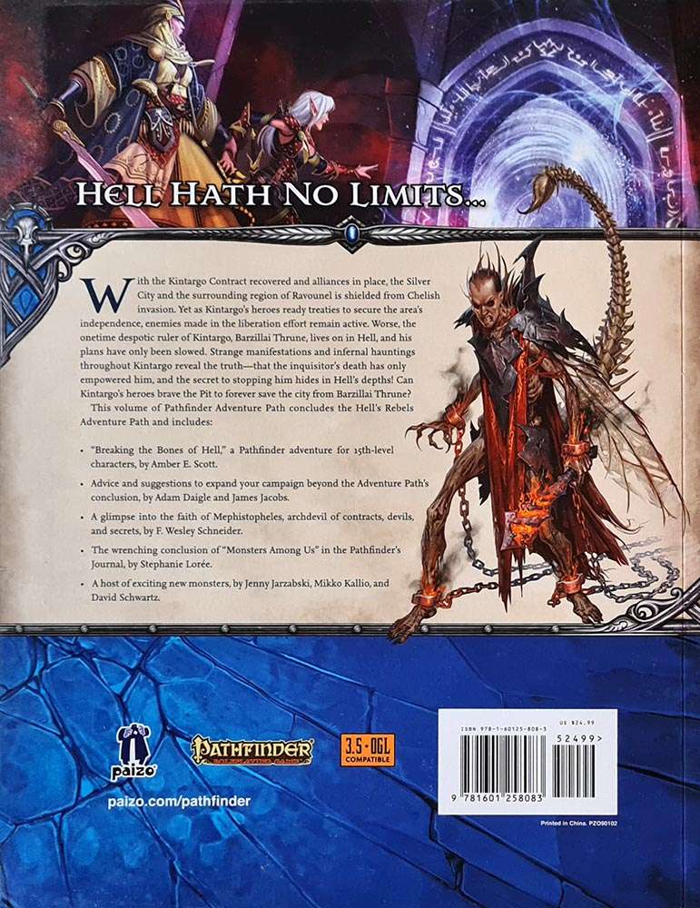 Pathfinder Module - Hell's Rebels: Breaking the Bones of Hell 6 of 6