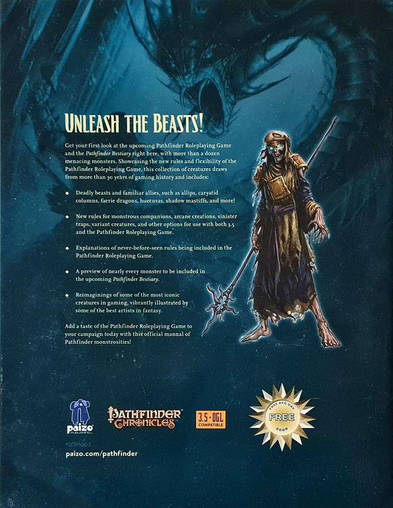Pathfinder - Bonus Bestiary