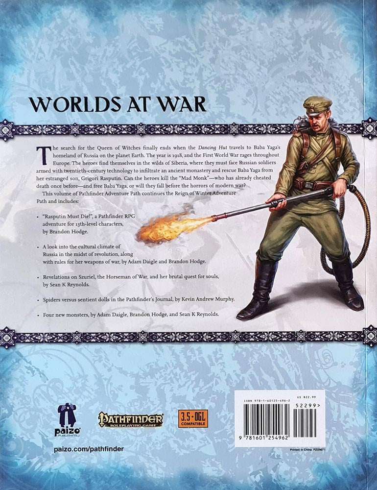 Pathfinder Module - Reign of Winter: Rasputin Must Die! (5 of 6)